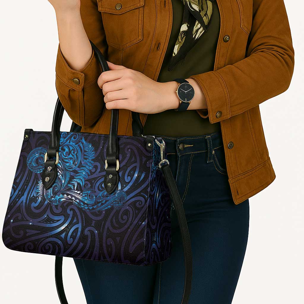 New Zealand New Year-Matariki Leather Bag Aotearoa Maori Tattoo Galaxy Sky