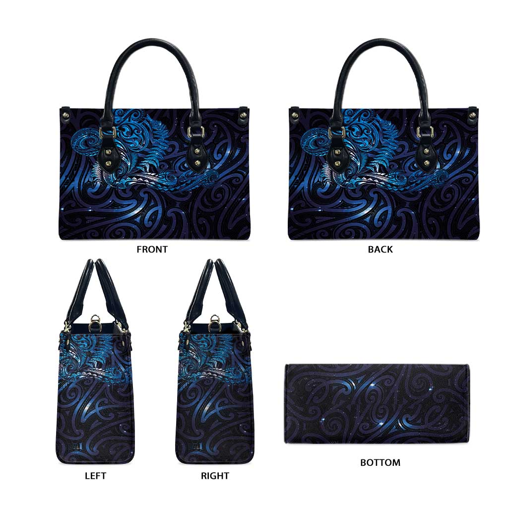 New Zealand New Year-Matariki Leather Bag Aotearoa Maori Tattoo Galaxy Sky