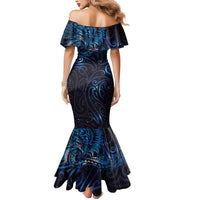 New Zealand New Year-Matariki Mermaid Dress Aotearoa Maori Tattoo Galaxy Sky