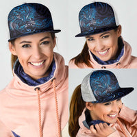 New Zealand New Year-Matariki Mesh Trucker Cap Aotearoa Maori Tattoo Galaxy Sky