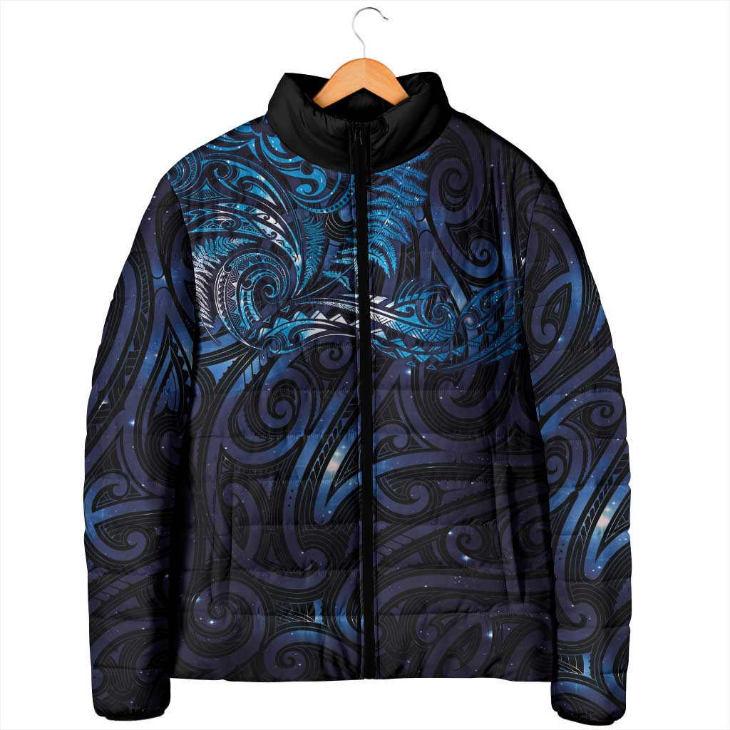 New Zealand New Year-Matariki Padded Jacket Aotearoa Maori Tattoo Galaxy Sky