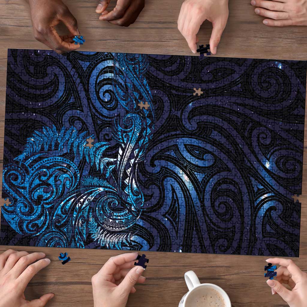 New Zealand New Year-Matariki Puzzle Aotearoa Maori Tattoo Galaxy Sky