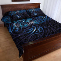 New Zealand New Year-Matariki Quilt Bed Set Aotearoa Maori Tattoo Galaxy Sky