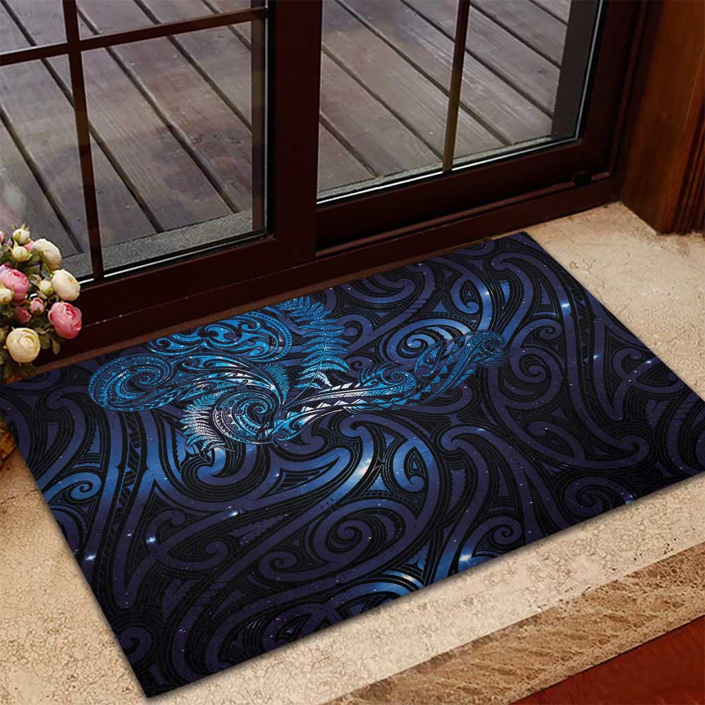 New Zealand New Year-Matariki Rubber Doormat Aotearoa Maori Tattoo Galaxy Sky