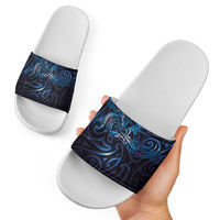 New Zealand New Year-Matariki Slide Sandals Aotearoa Maori Tattoo Galaxy Sky