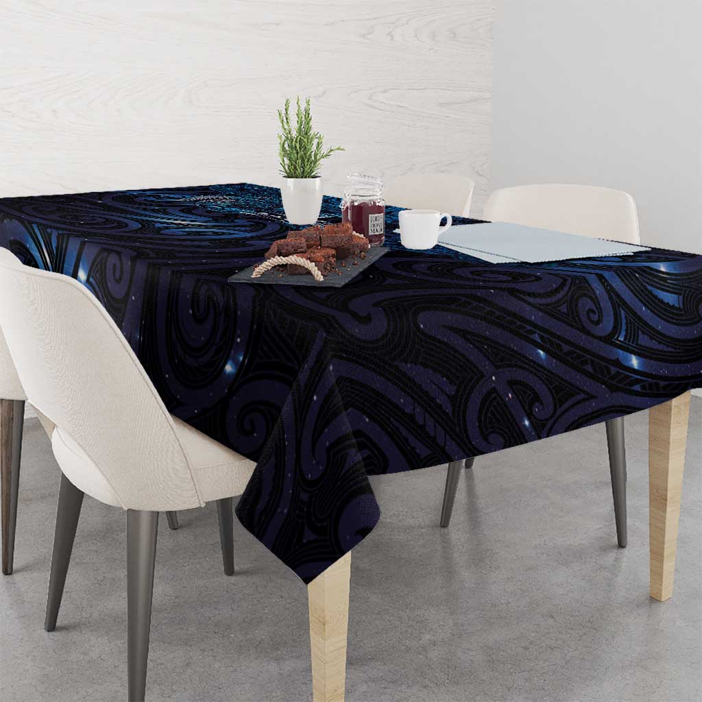 New Zealand New Year-Matariki Tablecloth Aotearoa Maori Tattoo Galaxy Sky