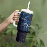 New Zealand New Year-Matariki Tumbler With Handle Aotearoa Maori Tattoo Galaxy Sky