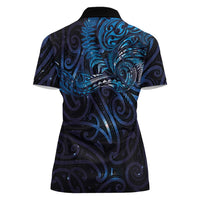 New Zealand New Year-Matariki Women Polo Shirt Aotearoa Maori Tattoo Galaxy Sky LT03 - Polynesian Pride