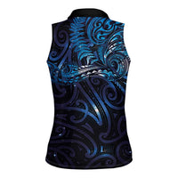 New Zealand New Year-Matariki Women Sleeveless Polo Shirt Aotearoa Maori Tattoo Galaxy Sky LT03 - Polynesian Pride