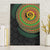 Vanuatu Tribal Tattoo with Namele Leaves Canvas Wall Art