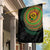 Vanuatu Tribal Tattoo with Namele Leaves Garden Flag