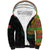 Vanuatu Tribal Tattoo with Namele Leaves Sherpa Hoodie