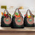 Penama Tribal Tattoo with Namele Leaves Grocery Bag