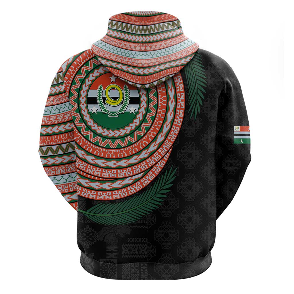 Penama Tribal Tattoo with Namele Leaves Hoodie