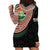 Penama Tribal Tattoo with Namele Leaves Hoodie Dress