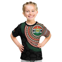 Penama Tribal Tattoo with Namele Leaves Kid T Shirt