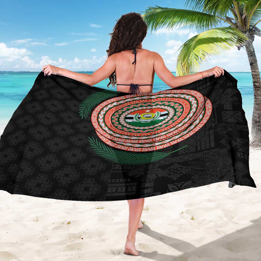 Penama Tribal Tattoo with Namele Leaves Sarong