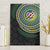 Torba Tribal Tattoo with Namele Leaves Canvas Wall Art