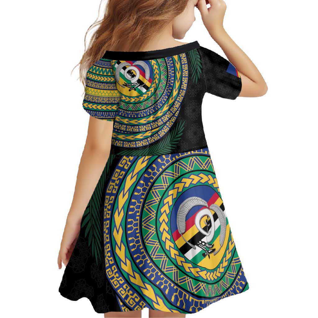 Torba Tribal Tattoo with Namele Leaves Family Matching Long Sleeve Bodycon Dress and Hawaiian Shirt LT03 - Polynesian Pride