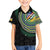 Torba Tribal Tattoo with Namele Leaves Family Matching Short Sleeve Bodycon Dress and Hawaiian Shirt