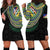 Torba Tribal Tattoo with Namele Leaves Hoodie Dress