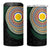 Shefa Tribal Tattoo with Namele Leaves 4 in 1 Can Cooler Tumbler