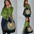 Shefa Tribal Tattoo with Namele Leaves Grocery Bag