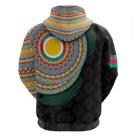 Shefa Tribal Tattoo with Namele Leaves Hoodie