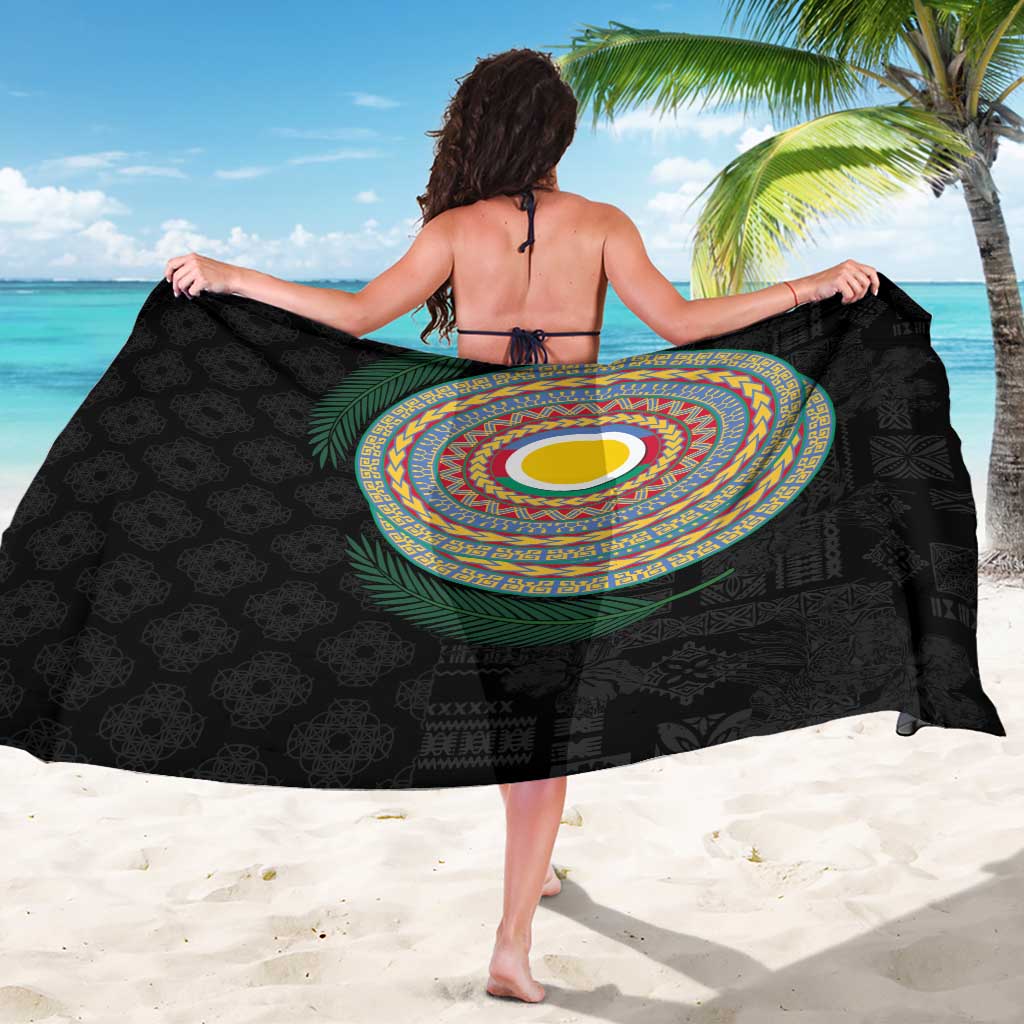 Shefa Tribal Tattoo with Namele Leaves Sarong