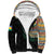 Shefa Tribal Tattoo with Namele Leaves Sherpa Hoodie