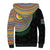 Shefa Tribal Tattoo with Namele Leaves Sherpa Hoodie