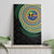 Tafea Tribal Tattoo with Namele Leaves Canvas Wall Art