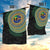 Tafea Tribal Tattoo with Namele Leaves Garden Flag