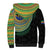Tafea Tribal Tattoo with Namele Leaves Sherpa Hoodie