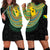 Malampa Tribal Tattoo with Namele Leaves Hoodie Dress