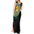 Malampa Tribal Tattoo with Namele Leaves Tank Maxi Dress