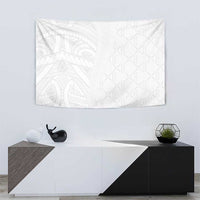 Niue White Sunday Tapestry Hiapo Tribal Art Tattoos - Polynesian Pride