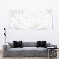 Niue White Sunday Tapestry Hiapo Tribal Art Tattoos - Polynesian Pride