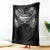 Super Samoan Traditional Tribal Art Tattoos Blanket Black Color - Polynesian Pride