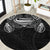 Super Samoan Traditional Tribal Art Tattoos Round Carpet Black Color - Polynesian Pride