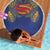 Super Samoan Traditional Tribal Art Tattoos Beach Blanket Blue Color - Polynesian Pride