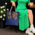 Super Samoan Traditional Tribal Art Tattoos Tote Bag Blue Color - Polynesian Pride