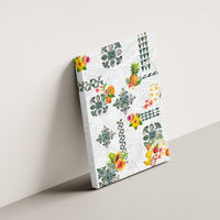 Hawaiian Quilts Canvas Wall Art Tropical Fruits and Plants