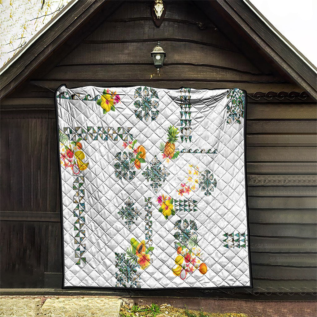 Hawaiian Quilts Quilt Tropical Fruits and Plants
