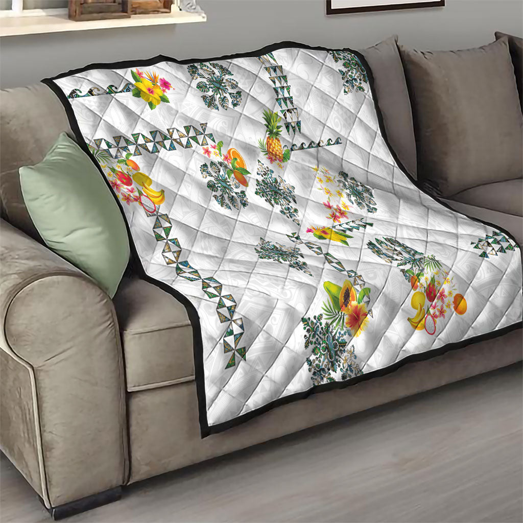 Hawaiian Quilts Quilt Tropical Fruits and Plants