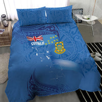 Tuvalu Heritage Bedding Set Map of the Islands and Polynesia Pattern