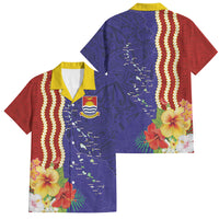 Kiribati Heritage Family Matching Puletasi and Hawaiian Shirt Map of the Islands and Polynesia Pattern