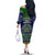 pohnpei-state-christmas-off-the-shoulder-long-sleeve-dress-coat-of-arms-beautiful-merry-xmas-snowflake