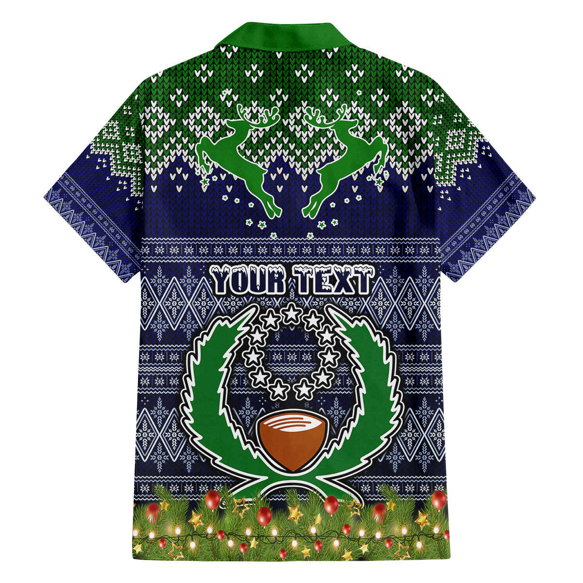 Personalised Pohnpei State Christmas Family Matching Long Sleeve Bodycon Dress and Hawaiian Shirt Coat of Arms Beautiful Merry Xmas Snowflake LT03 - Polynesian Pride