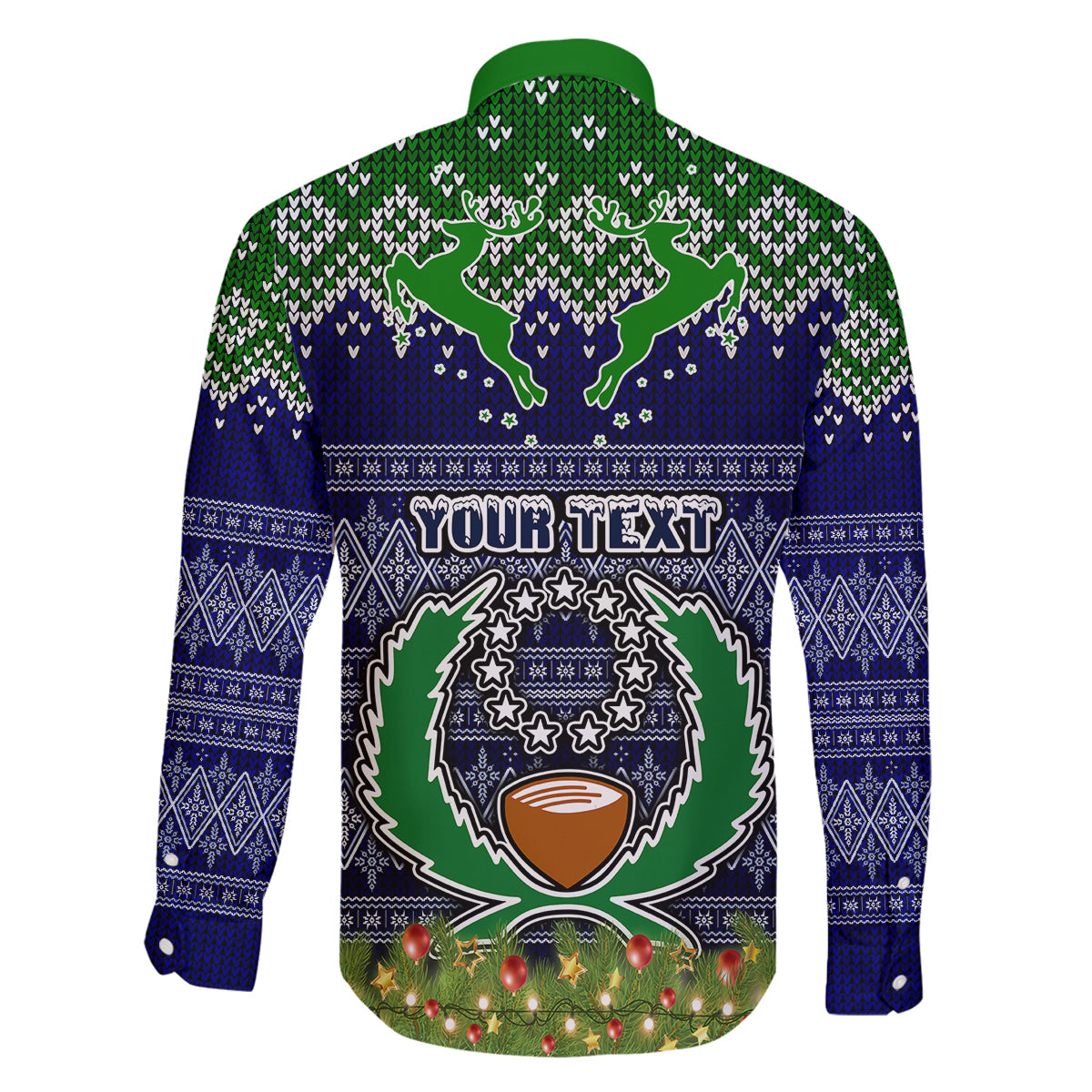 Personalised Pohnpei State Christmas Family Matching Off Shoulder Short Dress and Hawaiian Shirt Coat of Arms Beautiful Merry Xmas Snowflake LT03 - Polynesian Pride